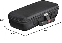 Vista 7 de Hermitshell Estuche rígido de viaje para VTech Kidizoom Action Cam (Negro+Amarillo)