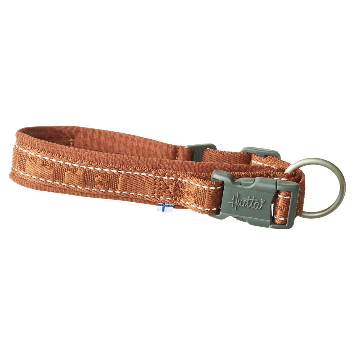 Hurtta Collare per cani casual ECO sostenibile (30-40 cm, Raven)