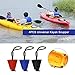 Lixada 4PCS Best Universal Kayak Scupper Plug Kit Kayak Scupper Plug Kit Canoe Drain Holes Stopper Bung