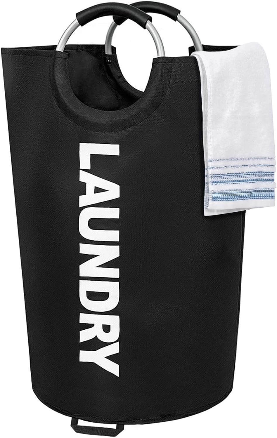 Photo 1 of 82L Large Laundry Basket Black