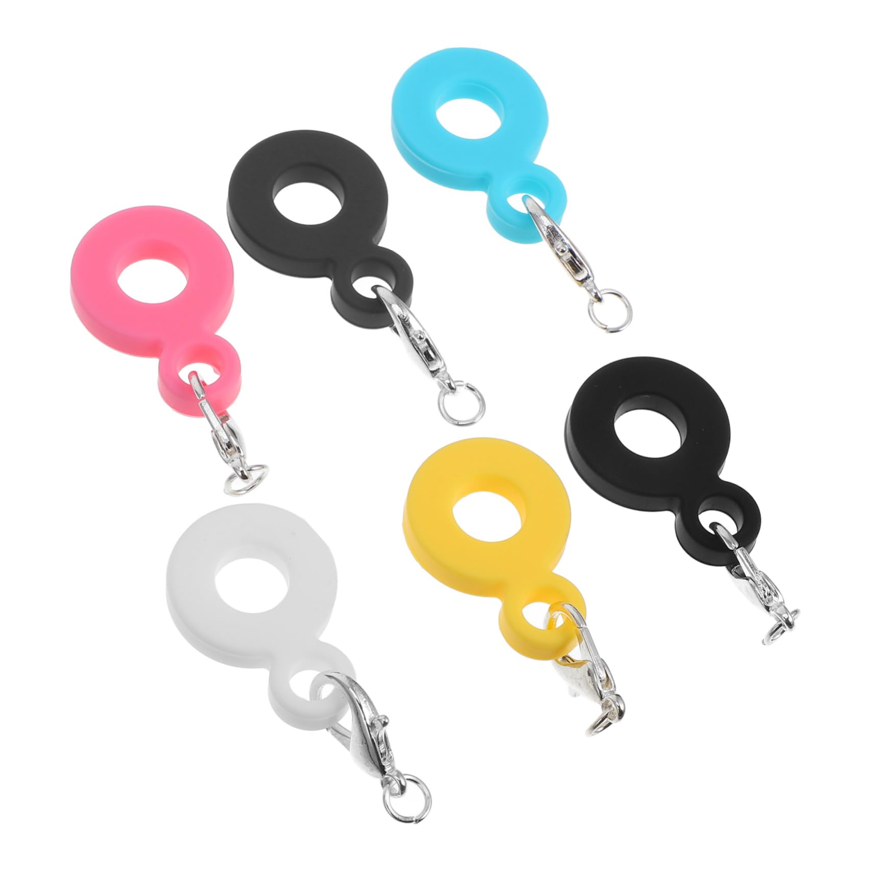 PRETYZOOM 6pcs Straw Charms for Tumblers Reusable Dangle Toppers Unique and Fashionable Straw Accessories