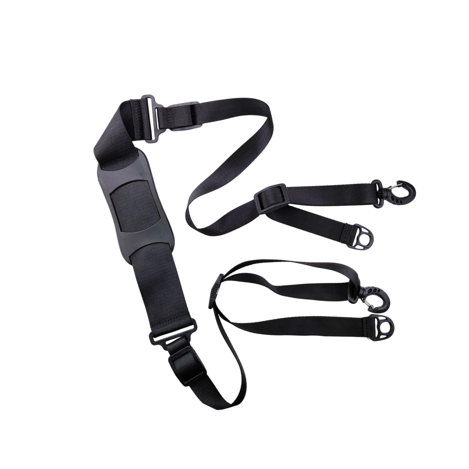 Correa de transporte ajustable para bicicleta para niños con almohadilla antideslizante para el hombro, correa de hombro para patinete, accesorio para exteriores