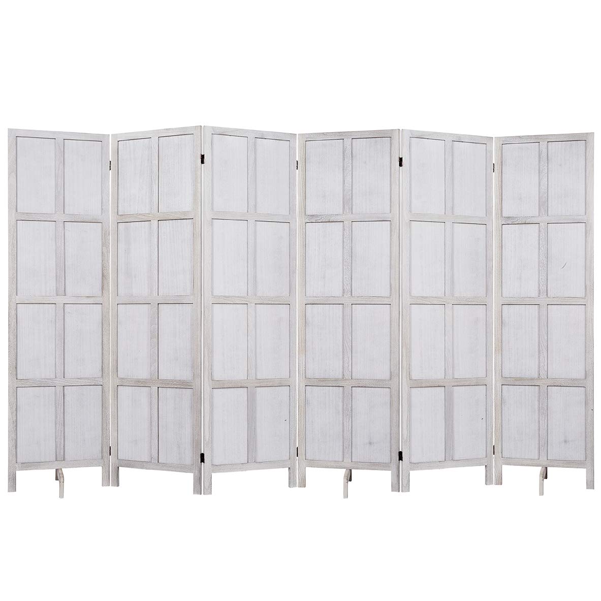 Buy RHF 6 Ft.Tall Room Divider with Stand,19" Each Panel,Rustic Folding