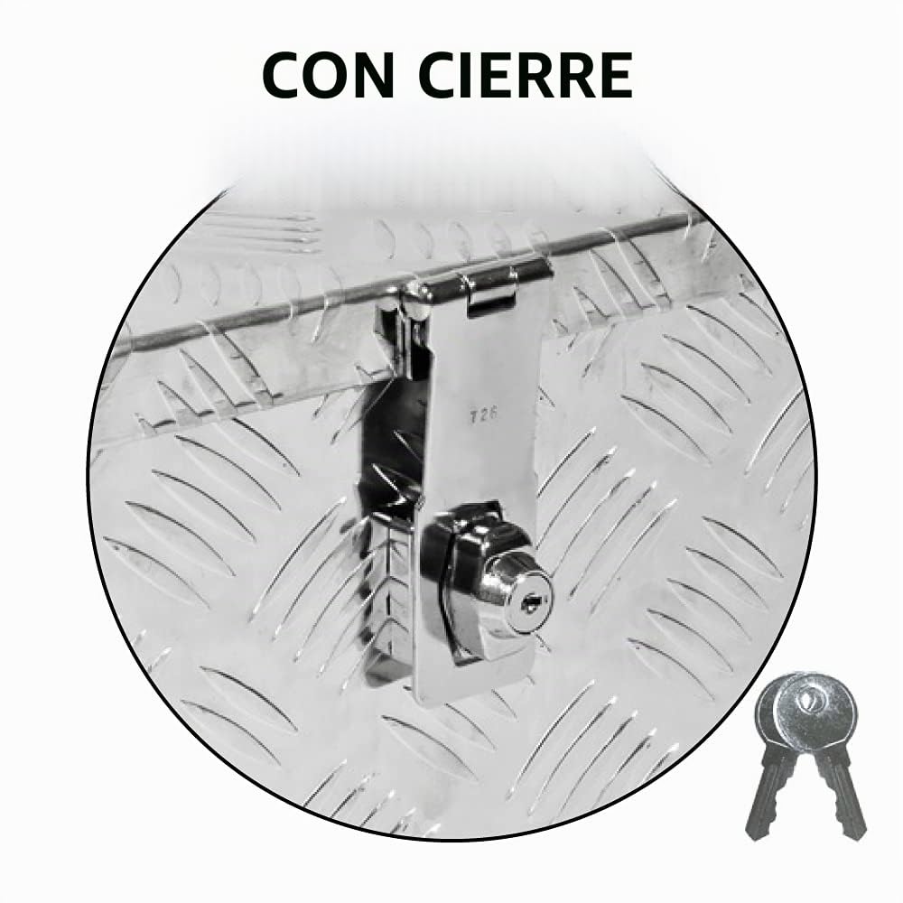 Trucky Truck Box Caja de Herramientas Maletín de Herramientas Aluminio Alu Box 15 Tallas, TBA-Modell:TBA-D100 (7)
