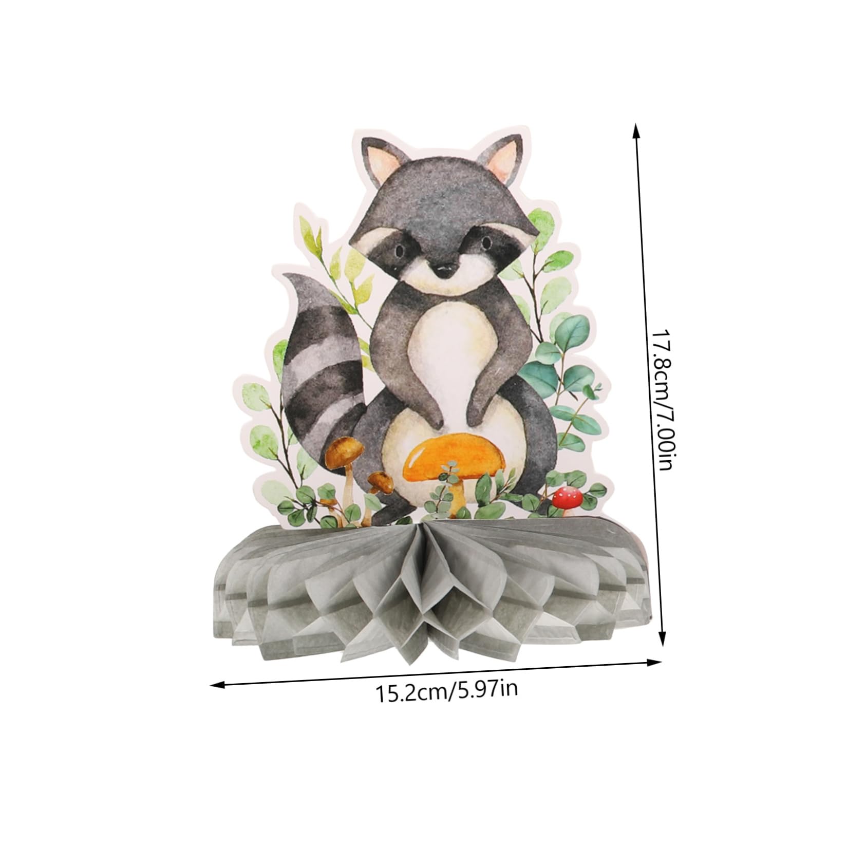 Toyvian 3 Set Decorazioni Compleanno Tema Animali con Decorazioni Ape Centrotavola per Feste Compleanno E Eventi 9 Pezzi * 3
