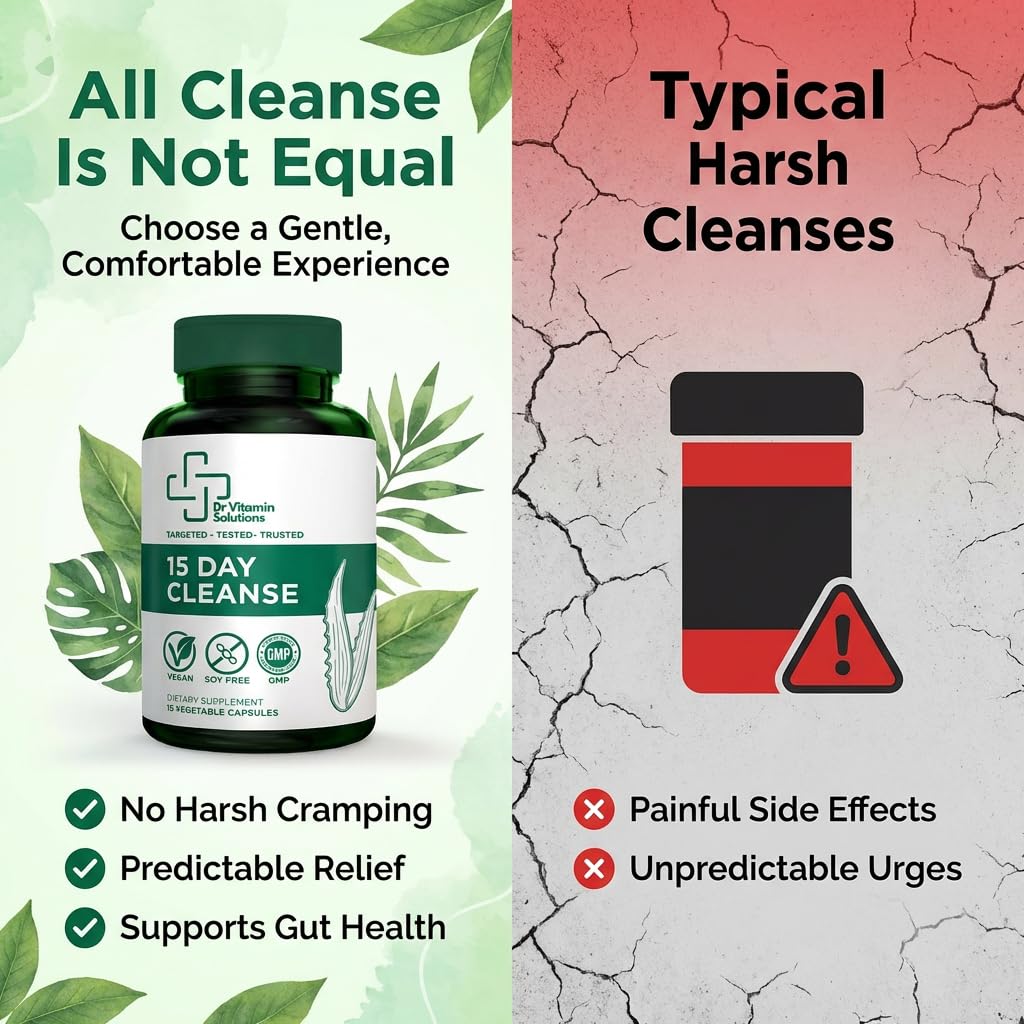 15 Day Colon Cleanse & Detox for Women and Men - Gentle Gut Cleanse — Amazon image 8