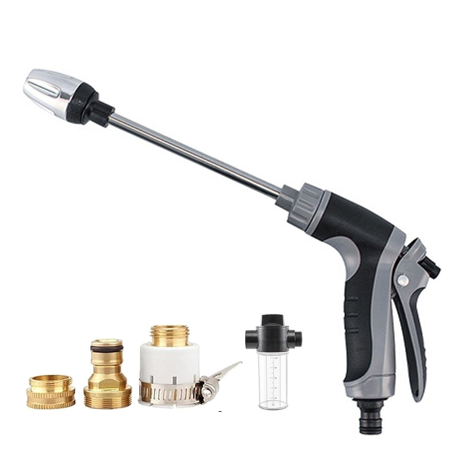 New Pressure Washer – 20x More Powerful Than Hoses, Durable Stainless Steel, Easy Installation, Universal Compatibility, Ideal for Driveways & Patios, Effortless Dirt & Stain Removal (C) — view 14