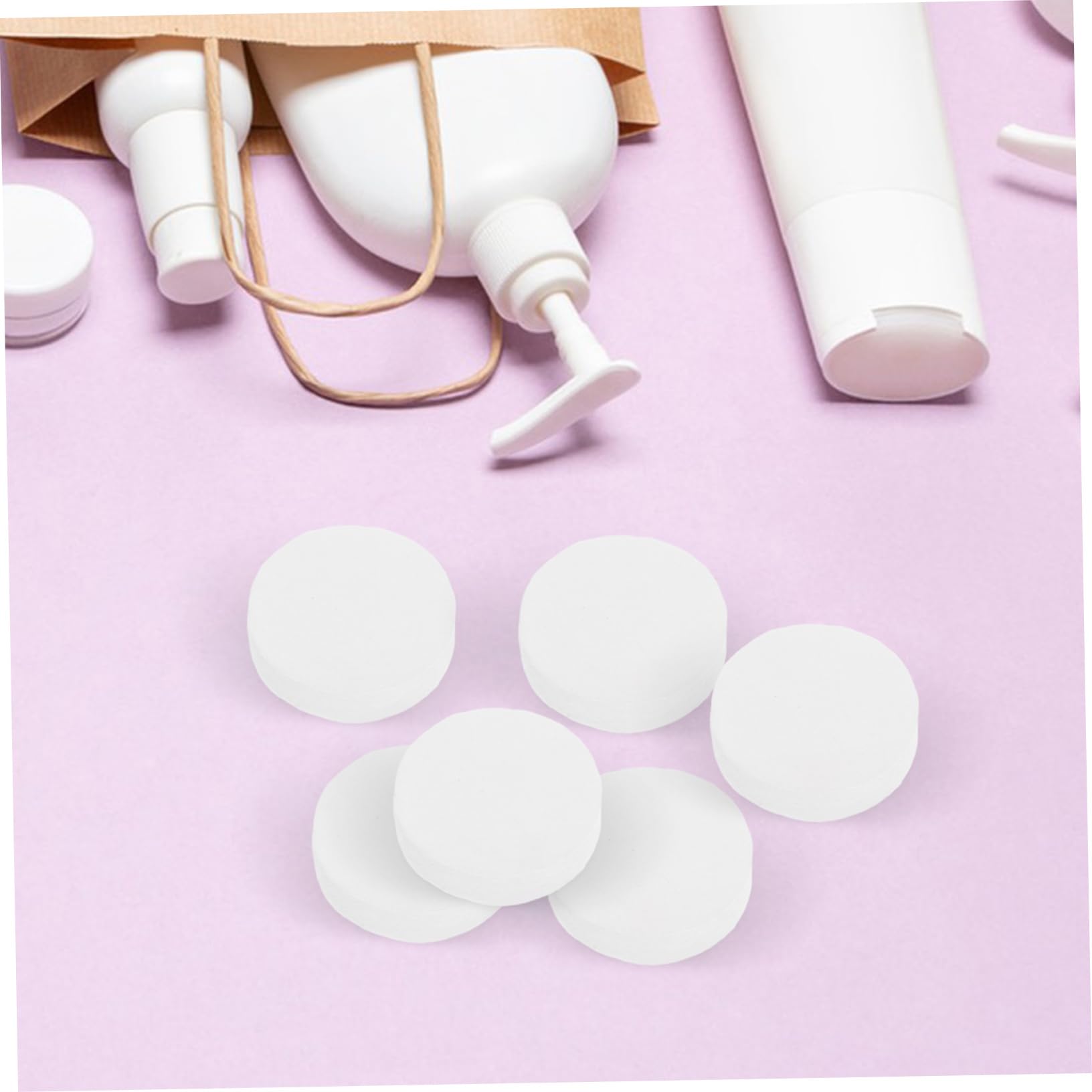 FOMIYES 400 pezzi Maschere Compressed Facial Maschere Facciali Comode e Usa e Getta per Trattamenti Te per Della Casa Colore Casuale Colore Casuale