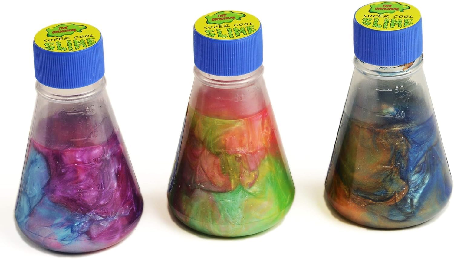 Original Slime - Pack of 3 Cool Holographic Slimes for Birthday Parties, Stocking Stuffers and Events for Kids, Girls and Boys