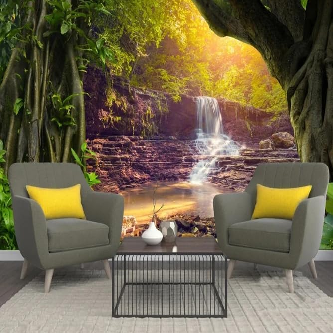 Cascade 3D photo murale de prestige grand format 400x280