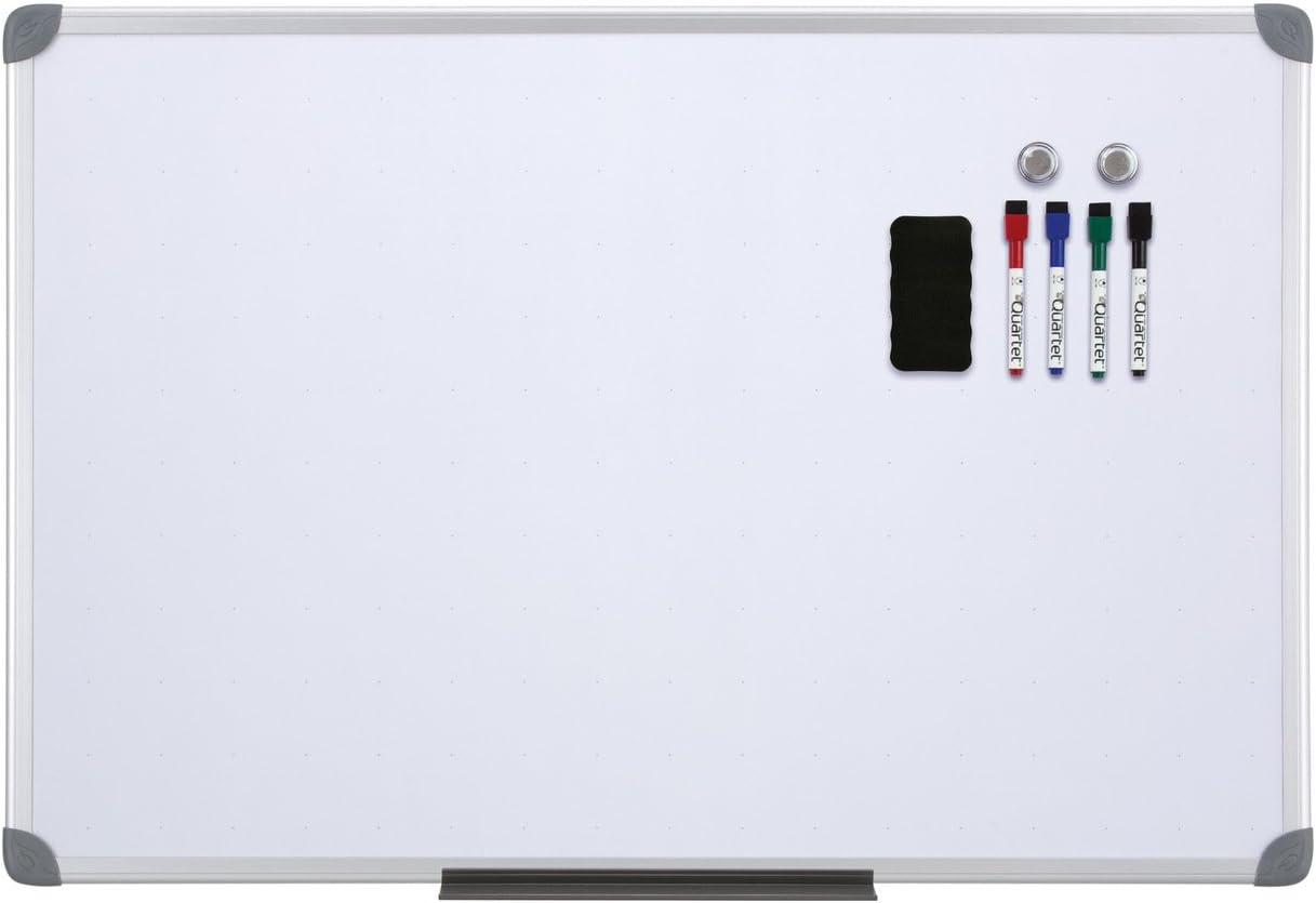 Quartet 6447415922 Euro Dry Erase Board Value Pack, 24 x 36 Inches, Aluminum Frame