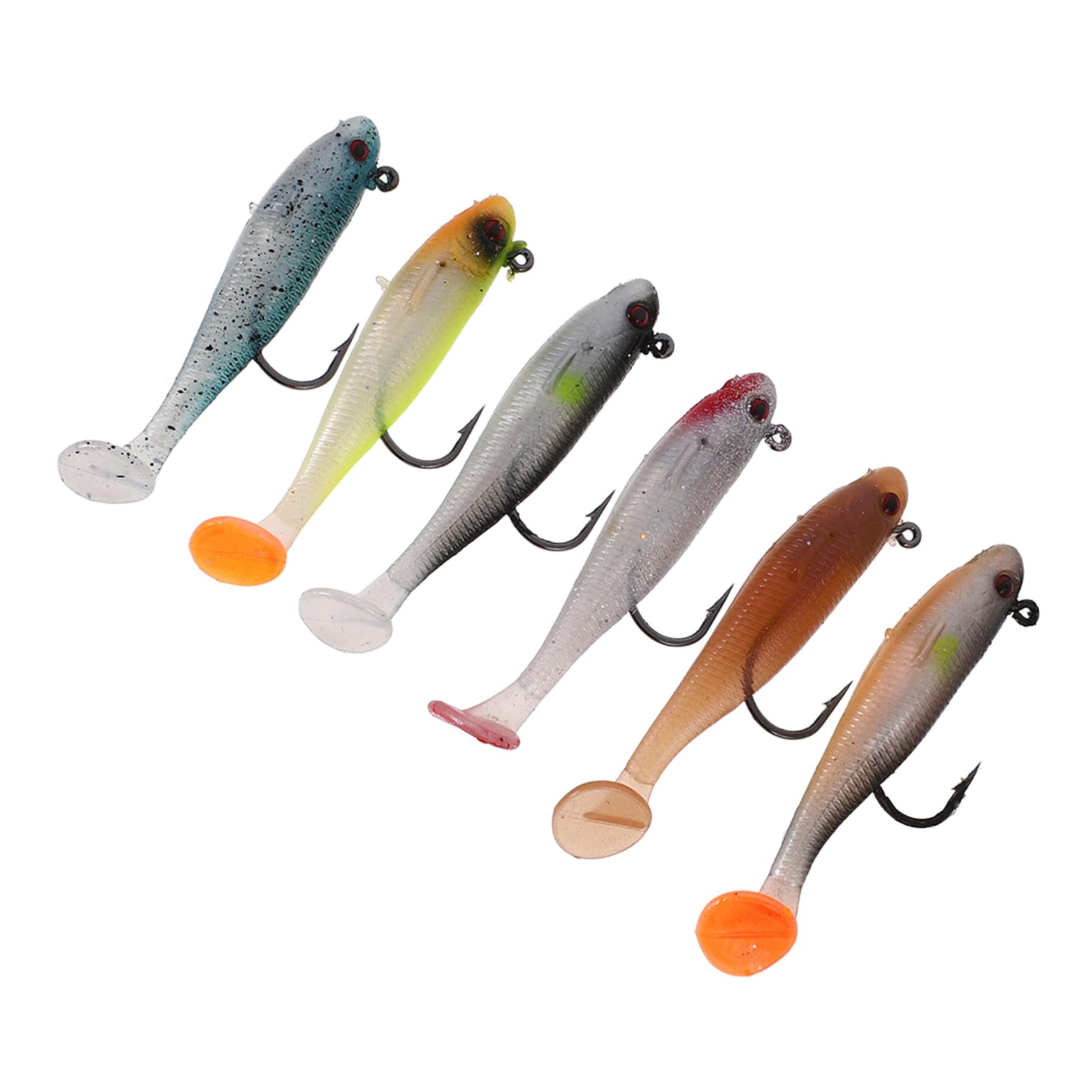 Appât pour La Pêche Bar Gabarits d'eau Salée Appâts De Pêche Portables Petit Leurre De Pêche Coloré Faux Appâts Universels Accessoire De Pêche Abdos