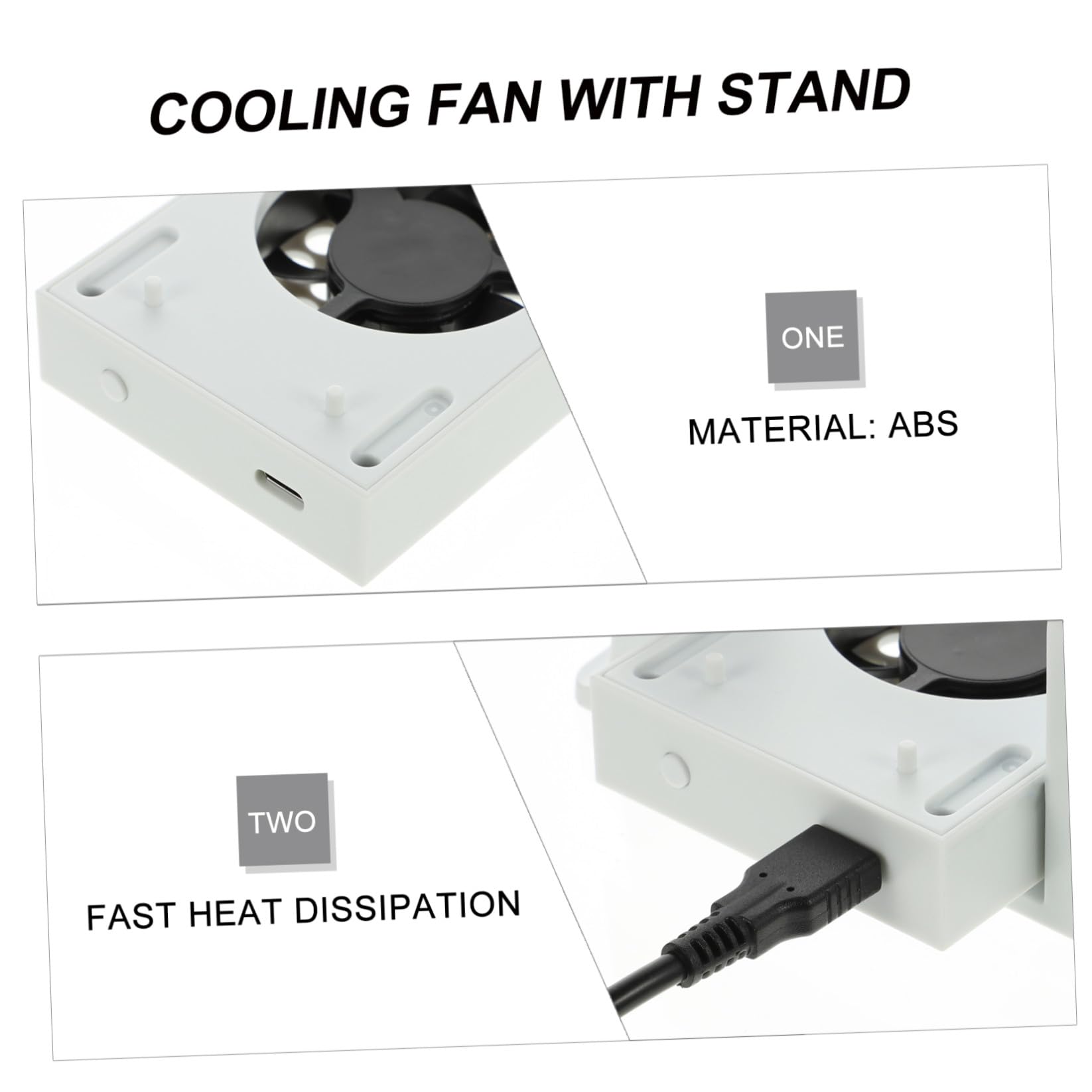 Homoyoyo Base Verticale Per Ventola Di Raffreddamento Con Hub Usb Supporto Verticale Per Console Doppia Ventola Integrata Per Dissipazione Del Calore