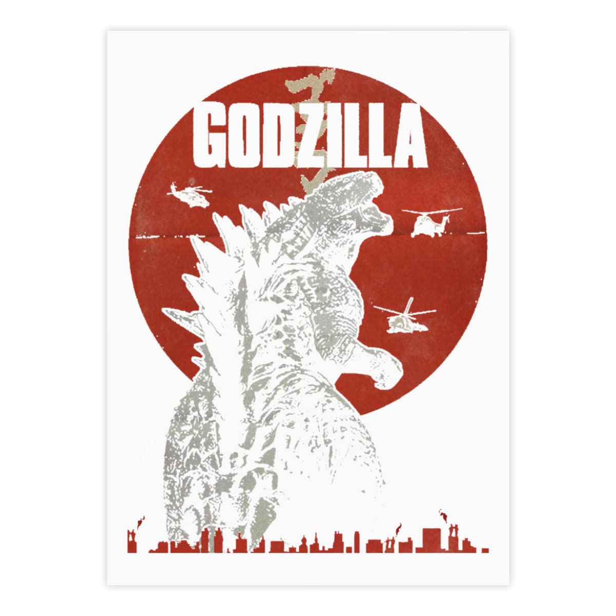 ハリウッド版ゴジラ ステッカーシート A4サイズ ハリウッド版ゴジラ GODZILLA, image size:1200x1200