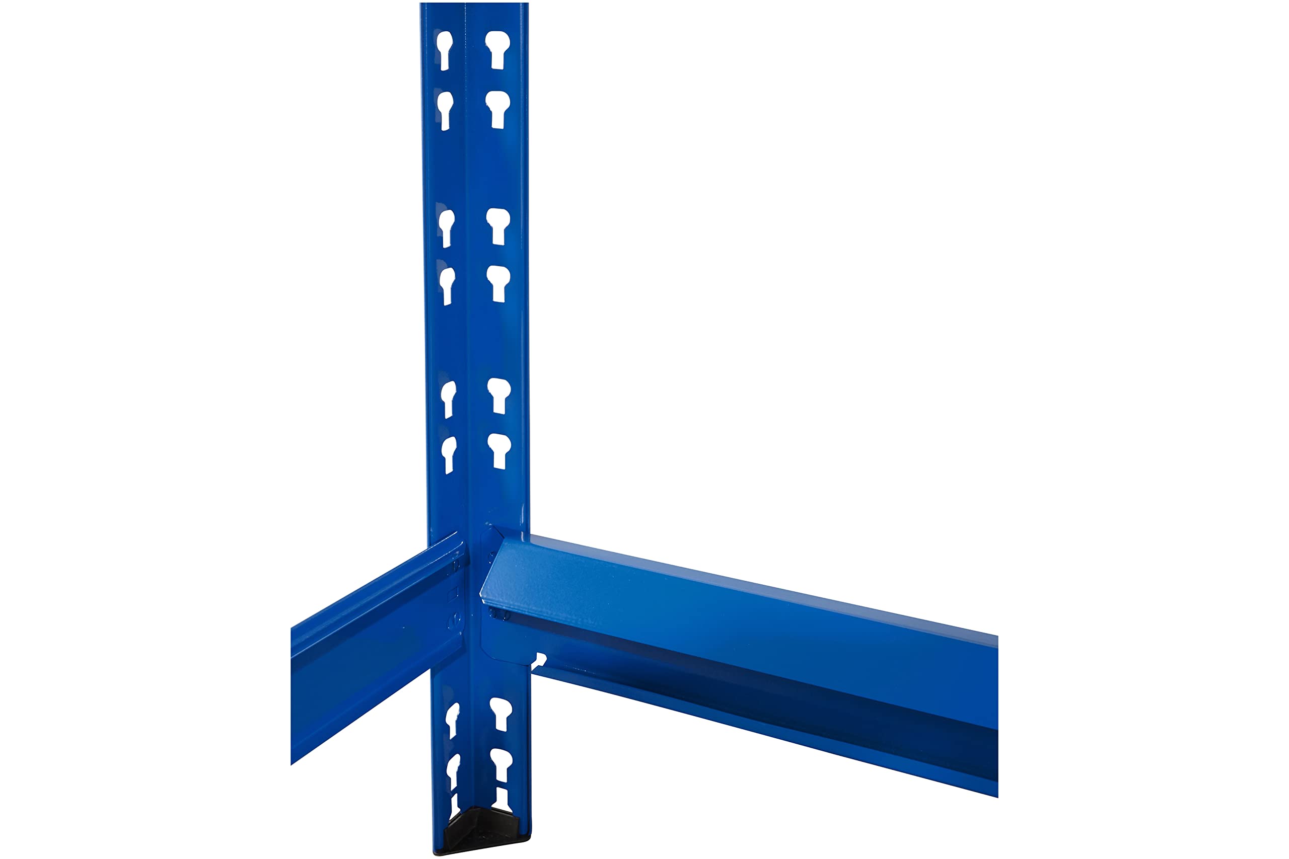 Schwerlastregal als Reifenregal | für 8 Reifen ✓ 110 cm breit | blau ✓ Werkstattregal Reifenständer Garagenregal (1, 1 Reifen Ebene + 3 Ablage Ebenen)