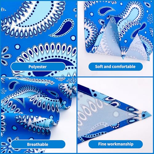 Jpgdn 10Pcs Dog Bandanas Paisley For Xs Small Breed Dog Kerchief Triangle Bibs Scarves Pink Blue Yellow Purple Girl Boy Grooming Costume thumb #2