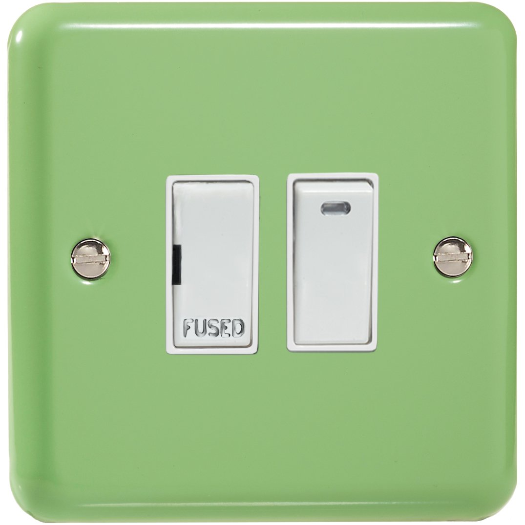 Varilight 13A Switched Fused Spur + Neon Beryl Green