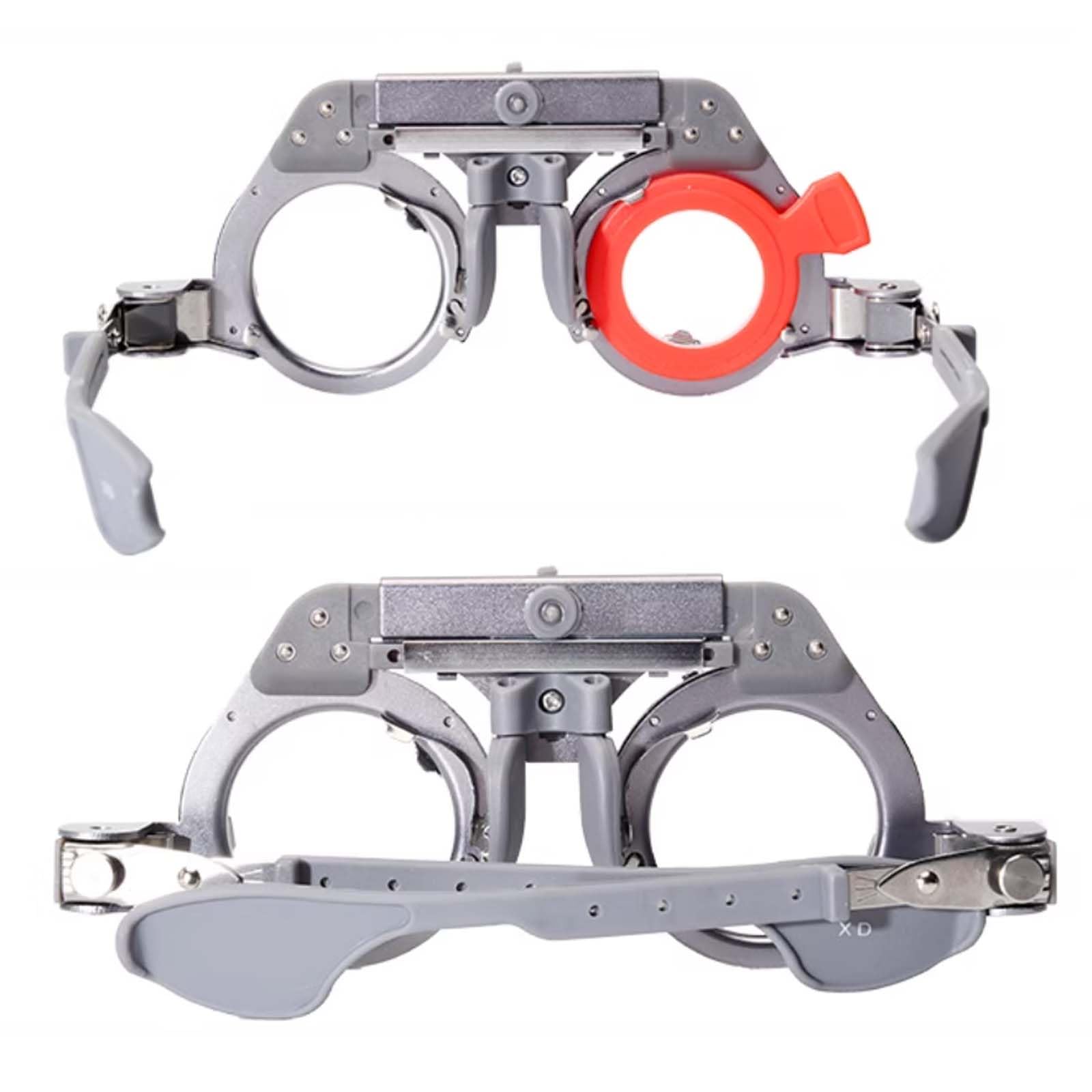 Oprawki Okularów Próbnych ze Stopu Tytanu do Optometrii, Regulowana Odległość źrenic, Okulary Krótkowzroczne, Narzędzie do Wykrywania Wzroku (54-70mm)
