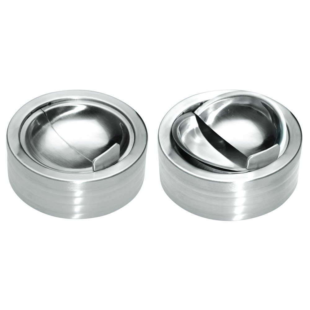 Posacenere A Prova Di Vento In Acciaio Inox - Ø 11,5 Cm - Antiodore E Anticenere Volante - Foto 10