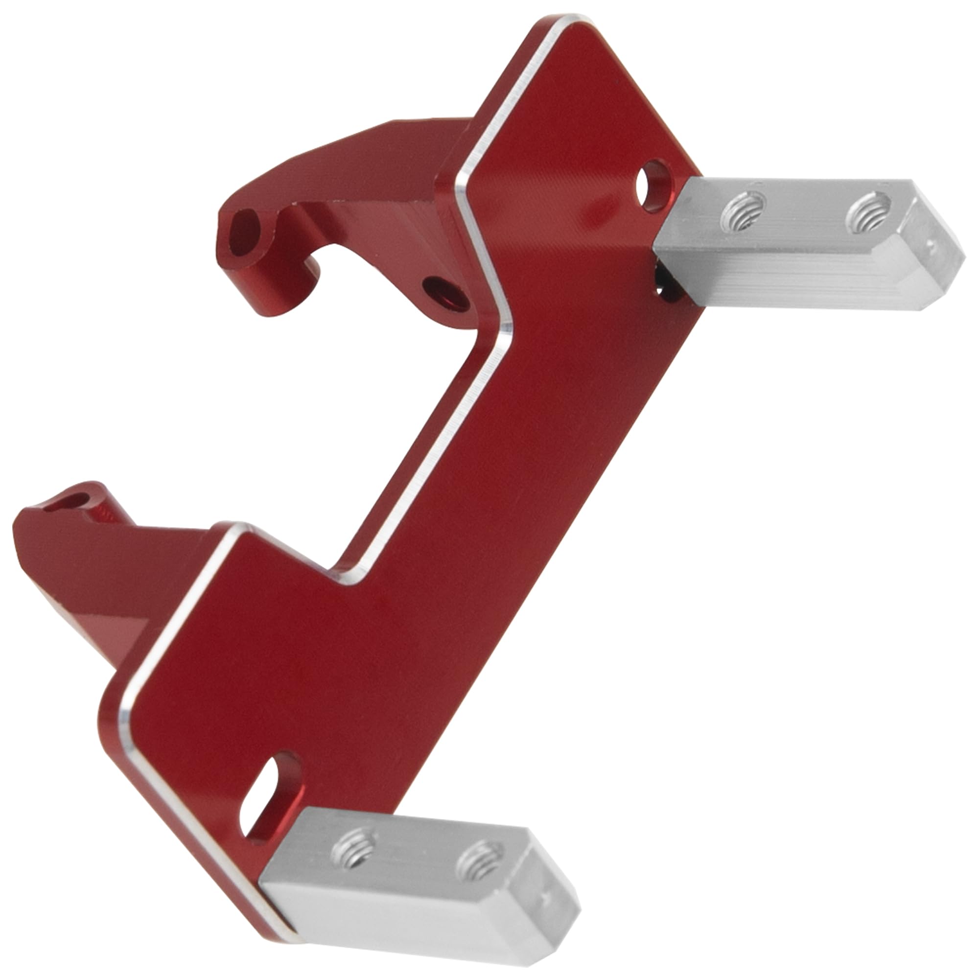 ShareGoo Metal Axle Servo Mount Base Stand Compatible with Axial SCX10 II 90046 AR44 Axle & MN999 Axle 1/10 RC Crawler Car Upgrade Part (Red)