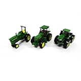 ERTL Iron John Deere Tractor Toys - 1:64 Scale - Includes 9620R, 4020, and 4960 Tractor Toys - Die-Cast John Deere Toys - Collectible Farm Toys Ages 3 Years and Up, Green