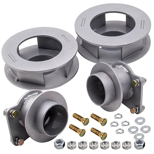 Waverspeed 2.5" Front & 2" Rear Leveling Kit for Jeep Liberty KK 4WD 2008-2012, Suspension Lift Spacer + Strut Extension