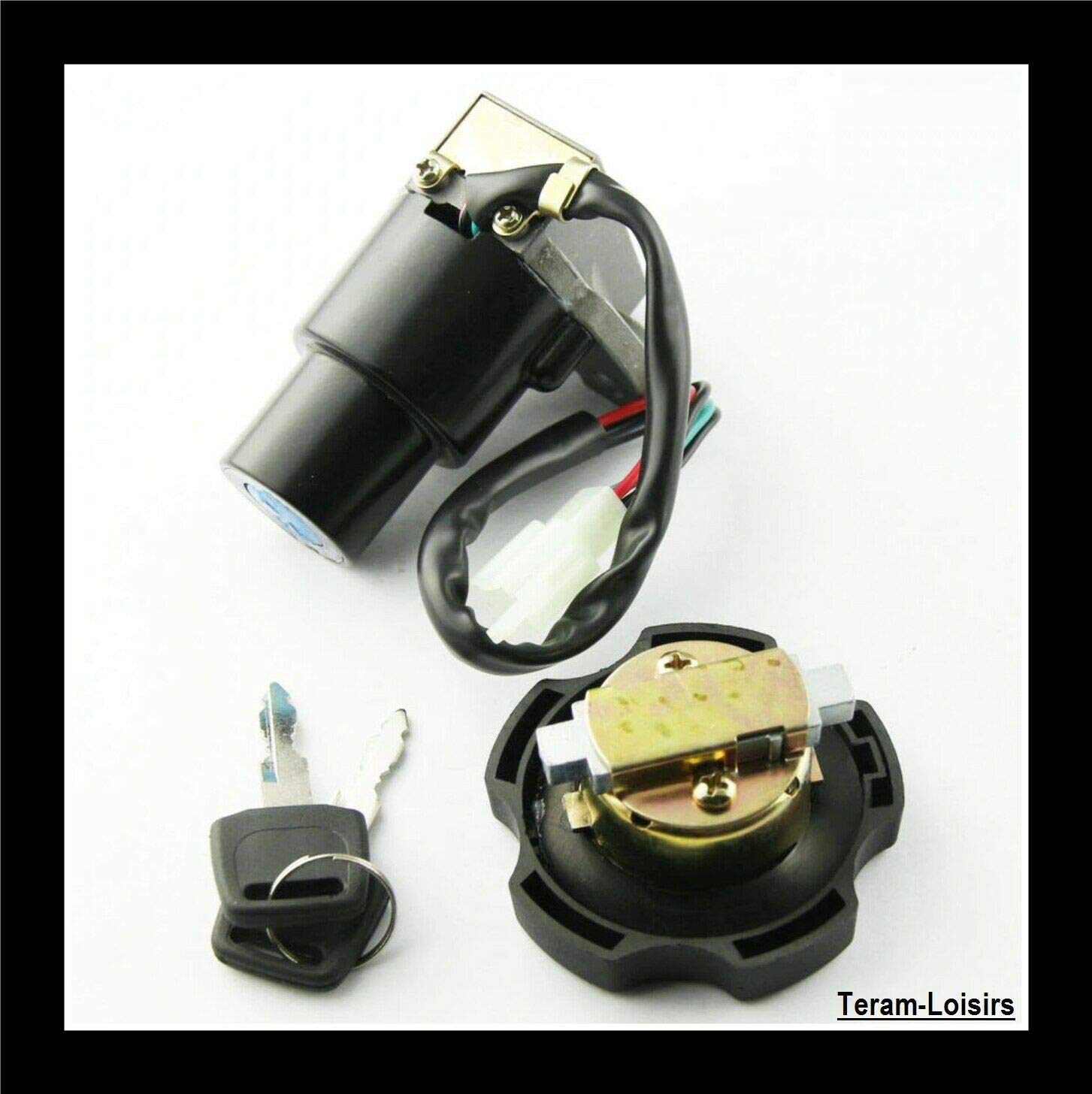 TERAM LOISIRS Neiman 4-Wire Contact Key Lock for Yamaha 600 XT - TW 200 2003 to 2017 - DT 200 1991 to 1994