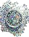 Silver Chunky Glitter Large 15G Jar Holographic Rave Festival Face Body