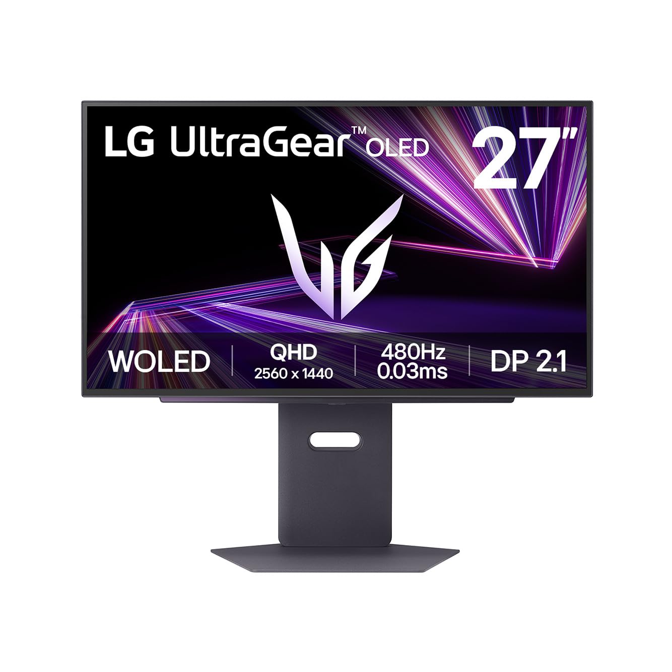 LG UltraGear™ 27GX790A-B Ecran PC Gaming OLED 27" - dalle OLED résolution QHD (2560x1440), 0.03 ms GtG 480Hz, DisplayHDR™ TrueBlack 400, DCI-P3 98.5% (CIE1976), AMD FreeSync Premium Pro, NVIDIA G-Sync
