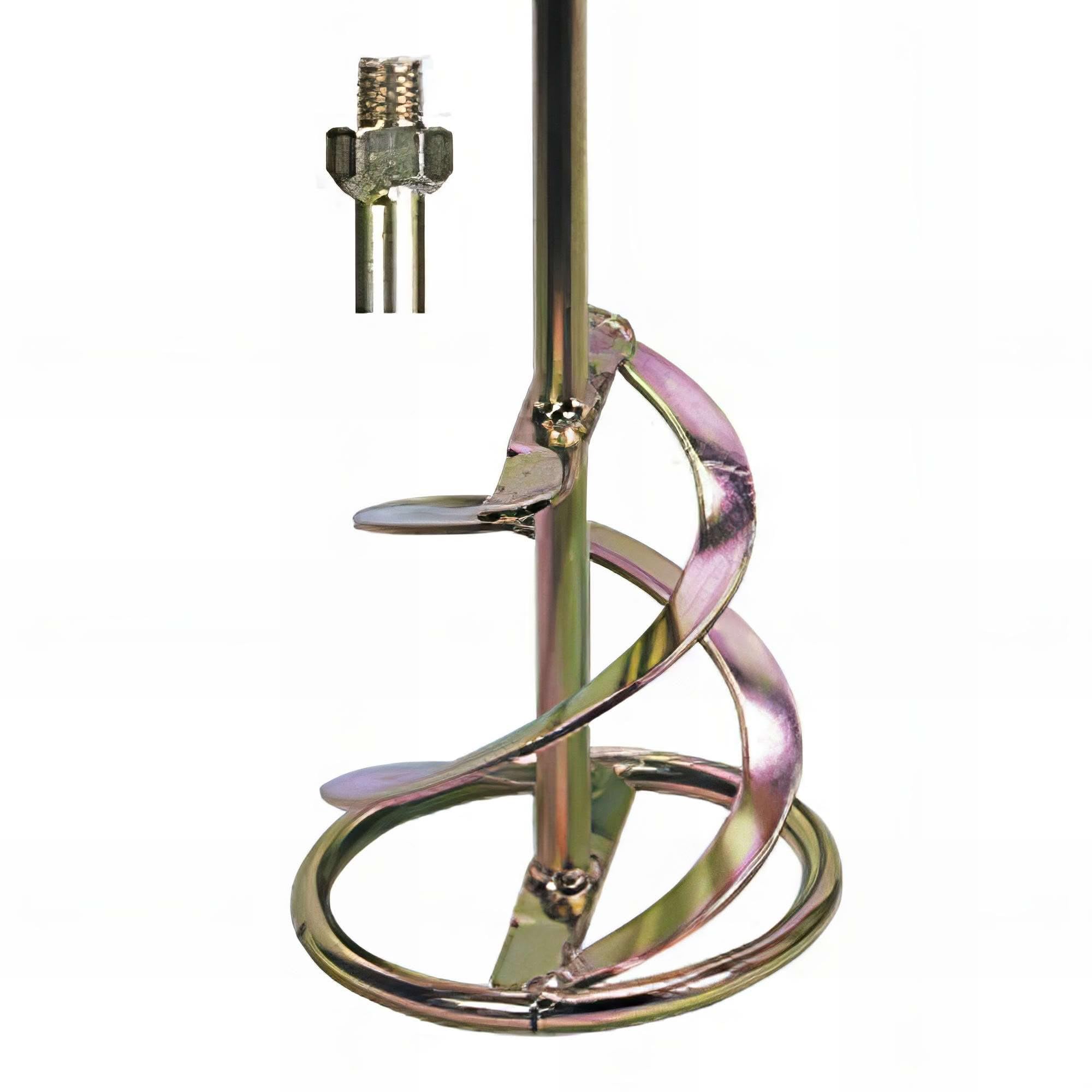 Leman - Malaxeur pour plâtres et mortiers D. 160 mm L. 590 mm filetage M14 - ABR161 - Leman