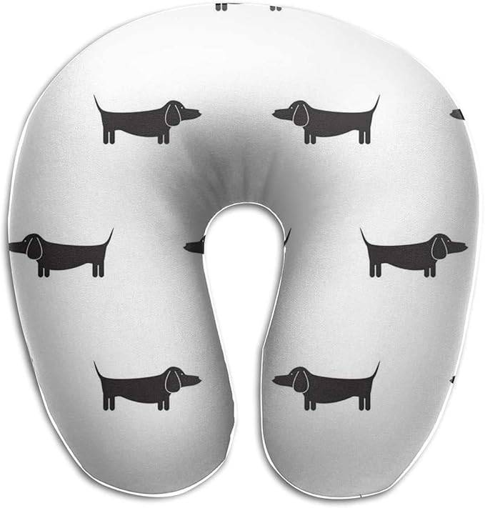 U-förmiges Nackenkissen Für Reisen - Memory Schaum Für Flugzeug & Auto
