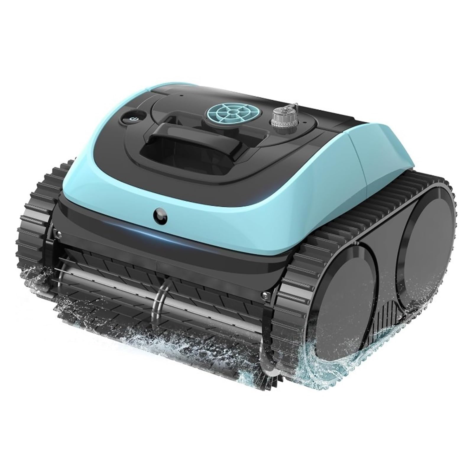 SICWEDIM Pool Vacuum For Inground Pools, Cordless Robotic Cleaner, Wall And Waterline Cleaning, Intelligent Route Planning