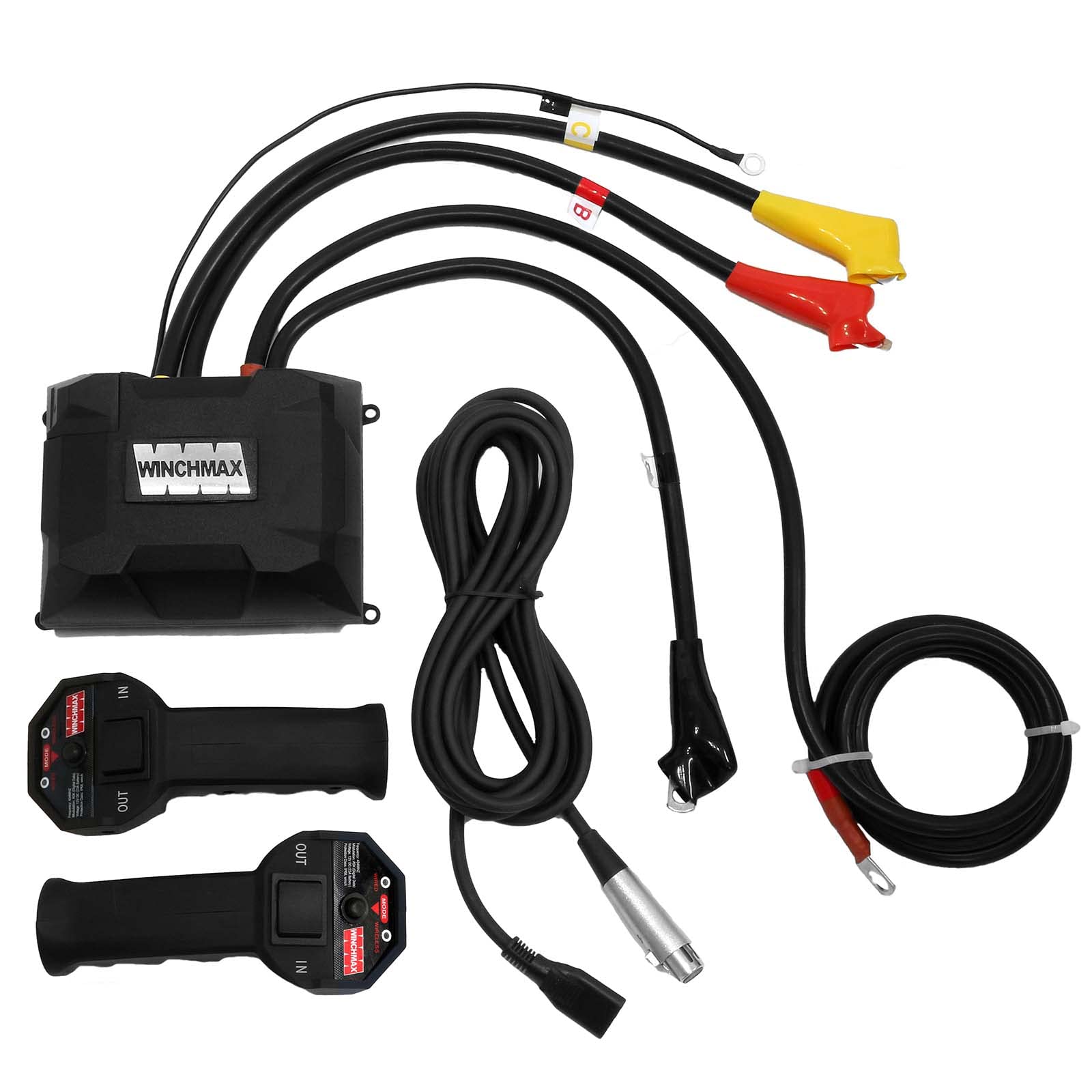 WINCHMAX SL Completo Sistema de Caja de Control de cabrestante de 12 V para un Control Remoto inalámbrico de hasta 20 Libras.
