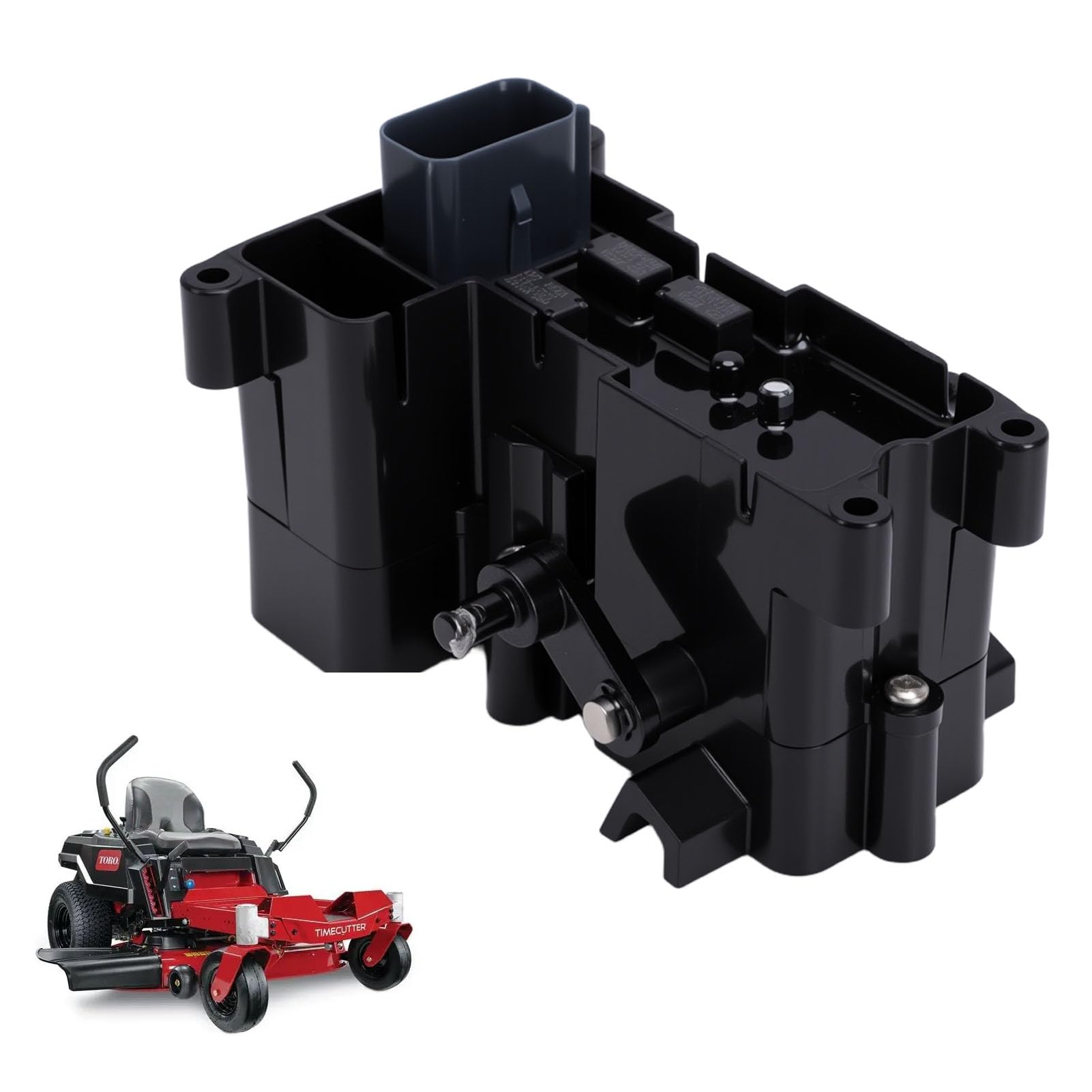 Conjunto de módulo de control de freno 121-3017, 115-9660, 120-7144, compatible con Toro Timecutter y Quest E. Conjunto de caja de freno de repuesto para cortacésped modelo 2012-2014