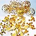 40pcs Gold Confetti Balloons,12 Inch Shining Gold Balloons with Golden Paper Confetti Dots for Birthday Party, Wedding, Bridal Shower, Baby Shower and Holidays (Gold)