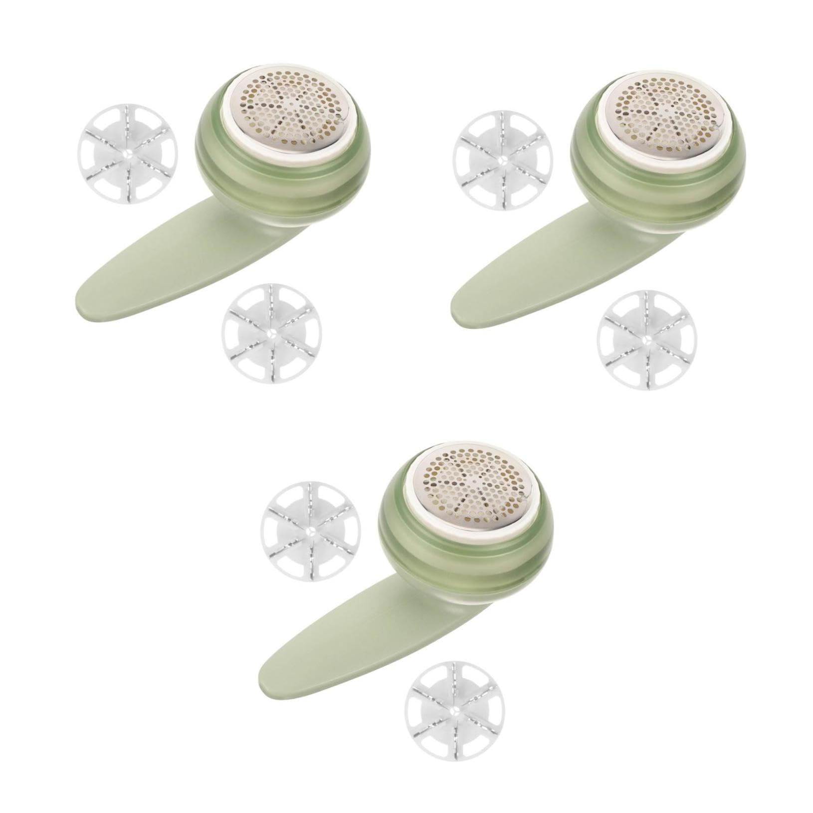 Healeved 3 Set Rimuovi pelucchi rasoio per abbigliamento rasoio portatile per abbigliamento dispositivo di rimozione attrezzo kit levapelucchi per vestiti rasoio in tessuto fuzz Metallo