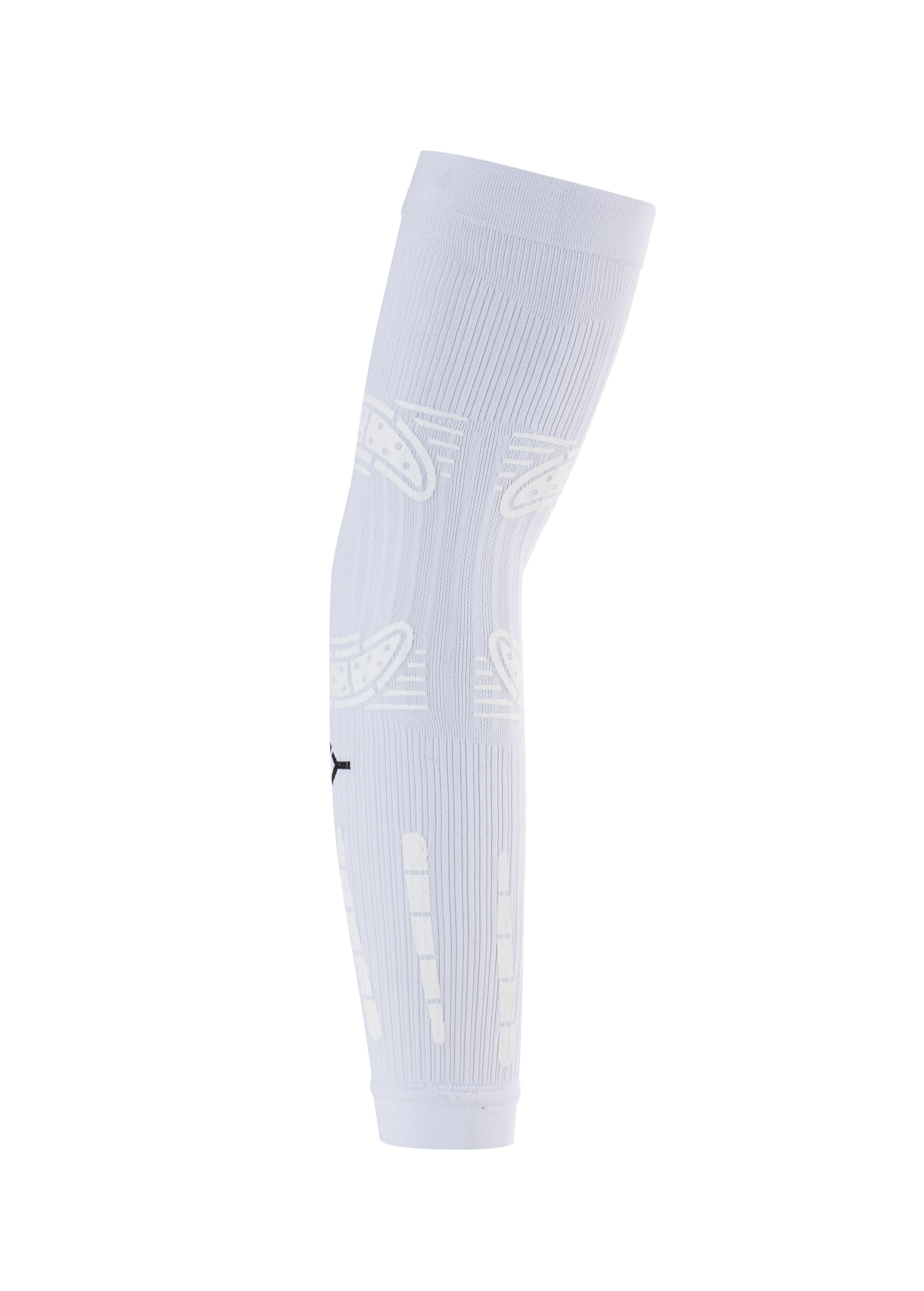 Floky NO STRAIN Arm Sleeve - WIT | Padel Blessures | (Maat (omtrek bicep): T2 - M/L (25-29cm