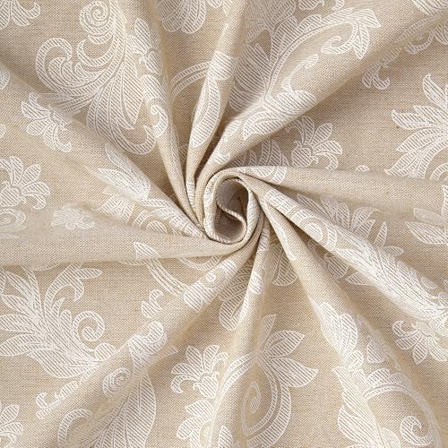 Image of Encasa XO Chambray Cotton Floral Cushion Covers | Red (Set of 2) I 16 inchx16 inch (40x40 cm) I Covers Only, No Insert I Decorative Floral Square Pillowcase I Machine Washable