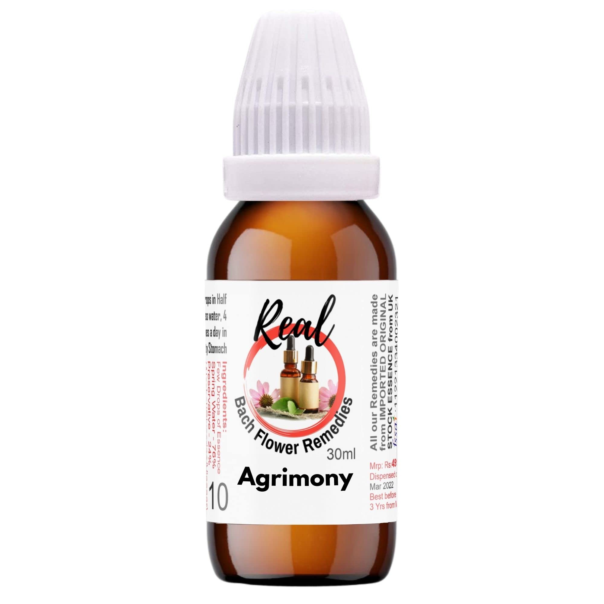 Healing Herbs Agrimony 30Ml-Imported Flower Therapy Remedies By Dr Edward Bach Prepared From The First Concentrate (B0953WW6PH) Amazon Price History, Amazon Price Tracker
