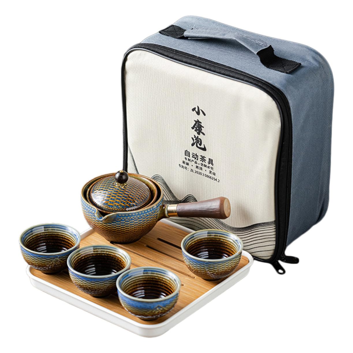 Juego de té portátil de cerámica para disfrutar de tu infusión favorita en la oficina