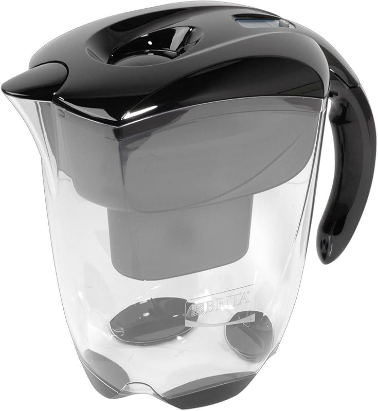 BRITA, Carafe Filtrante, Elemaris XL, 3.5L, 1 Cartouche Filtrante Maxtra incluse - Noir