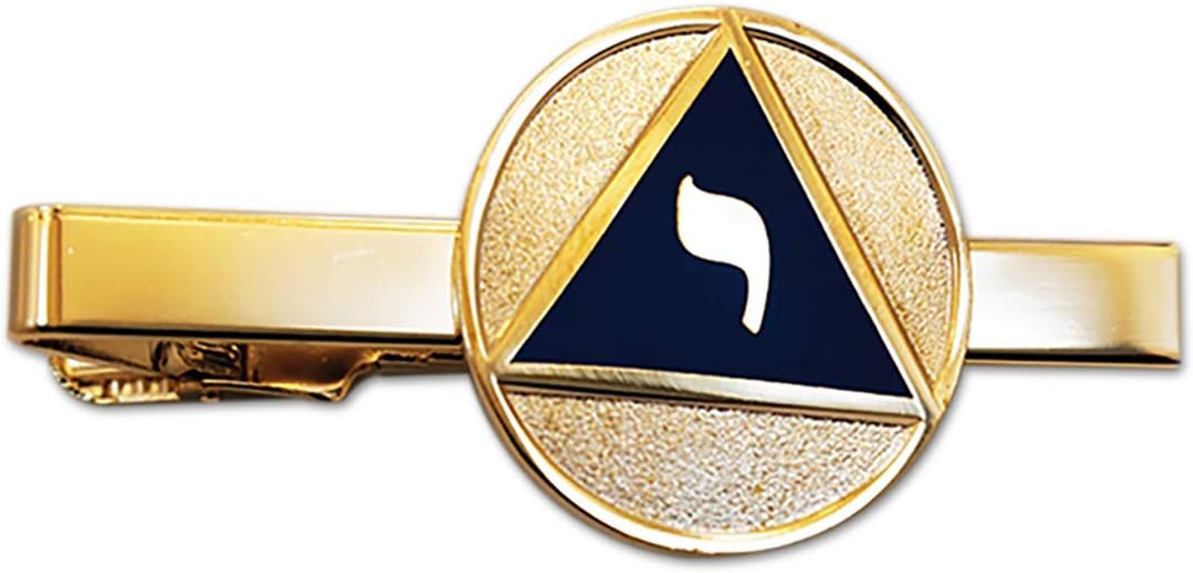 14th Degree Scottish Rite Masonic Tie Clip [Blue & Gold