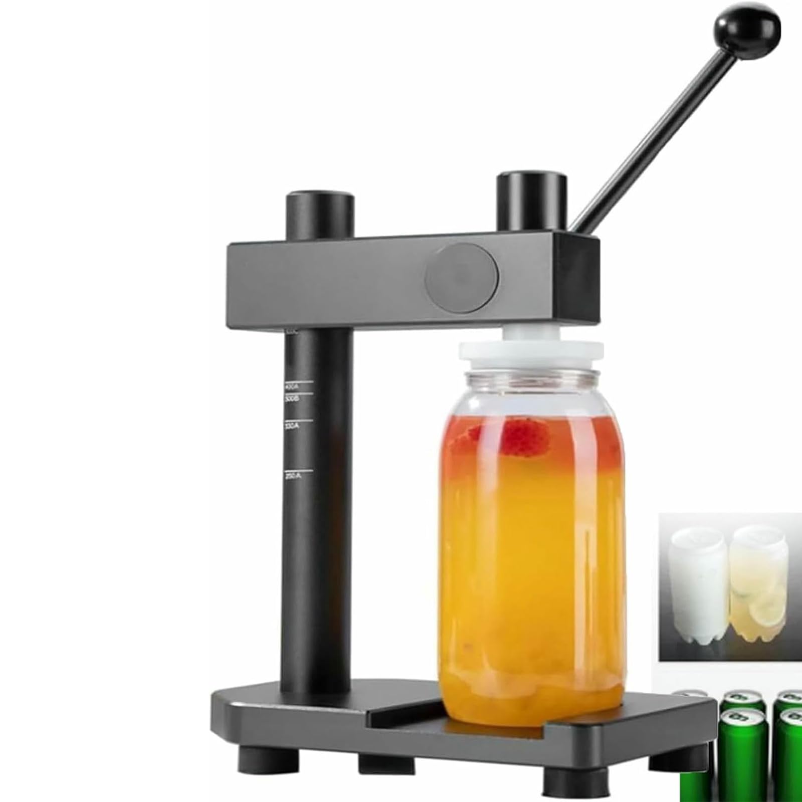 Scellant automatique pour canettes de soda de 51 mm – Vitesse de scellage rapide, machine à sceller les canettes de boissons en aluminium
