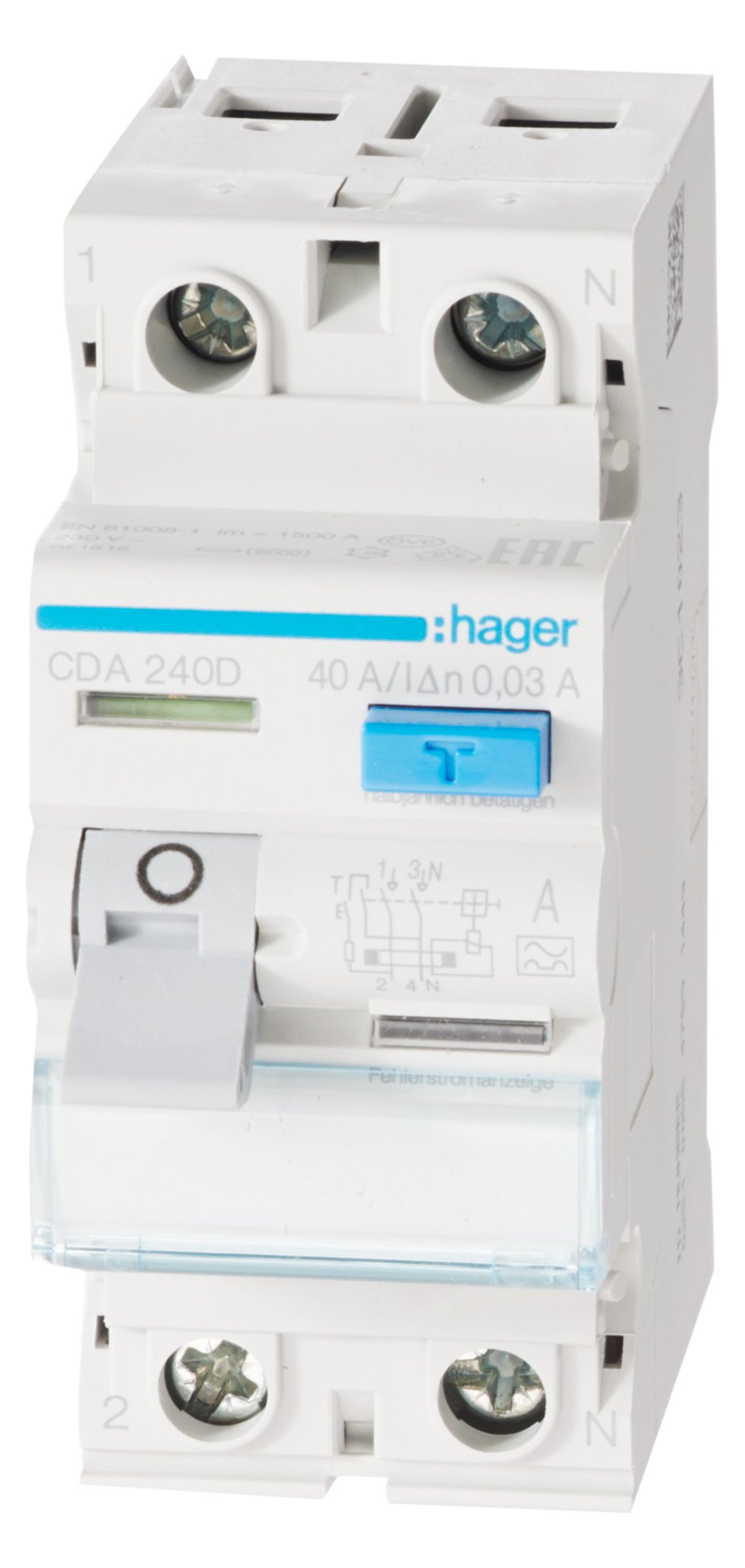 Hager CDA240D FI-Schutzschalter