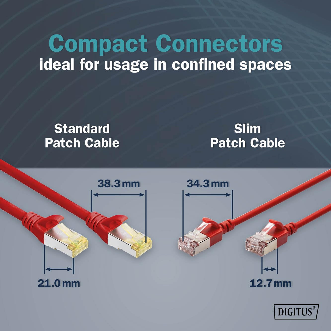 DIGITUS Câble LAN Cat 6A – 5 m – 10 pièces – Slim – F/FTP – Rouge | 10 Gbit/s – Blindé – PoE+ – AWG 32/7 – LSZH – Câble réseau RJ45 – Compatible Cat 6 et Cat 7