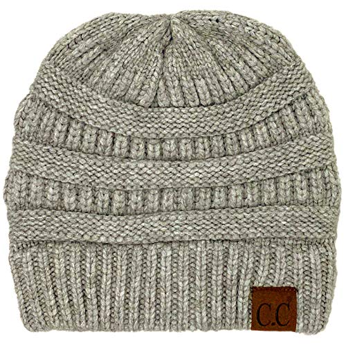 Image of Hatsandscarf CC Exclusives Solid Color Beanie Tail Hat for Adult (MB-20A)