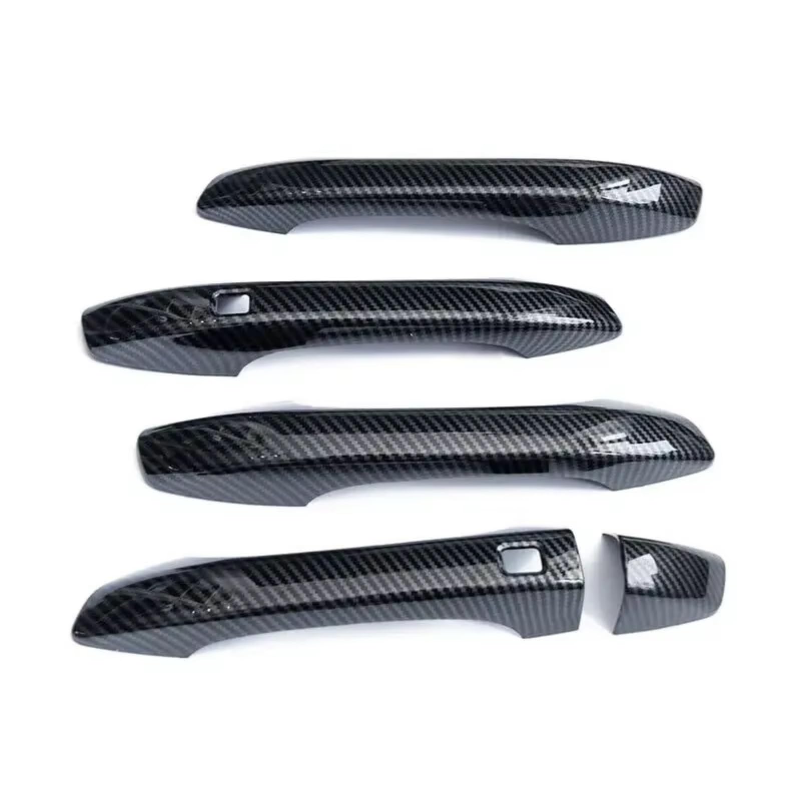 Qdzvalumv Carbon Fibe Car Door Handles Cover Shell Compatible With Kia For K5 For Optima 2021 2022 2023 Car Exterior Door Handle Moulding Cover Trim Set Protector Front Rear(Carbon Fibe)
