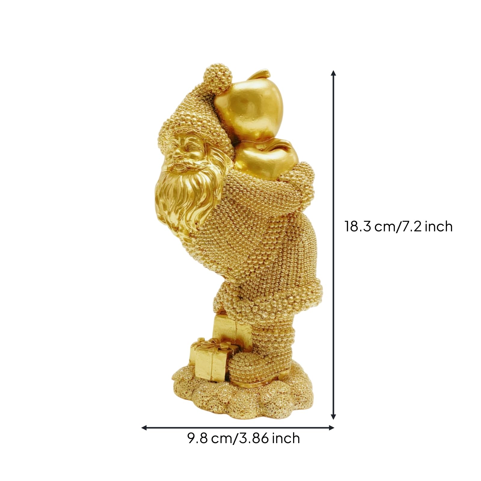 Weihnachtsmann-Figur Niedlich Tisch-Weihnachtsmann Strukturit Weihnachtsmannfigur für -Liebhab, Samml, Weihnachtstisch, Schreibtisch, Color to 1