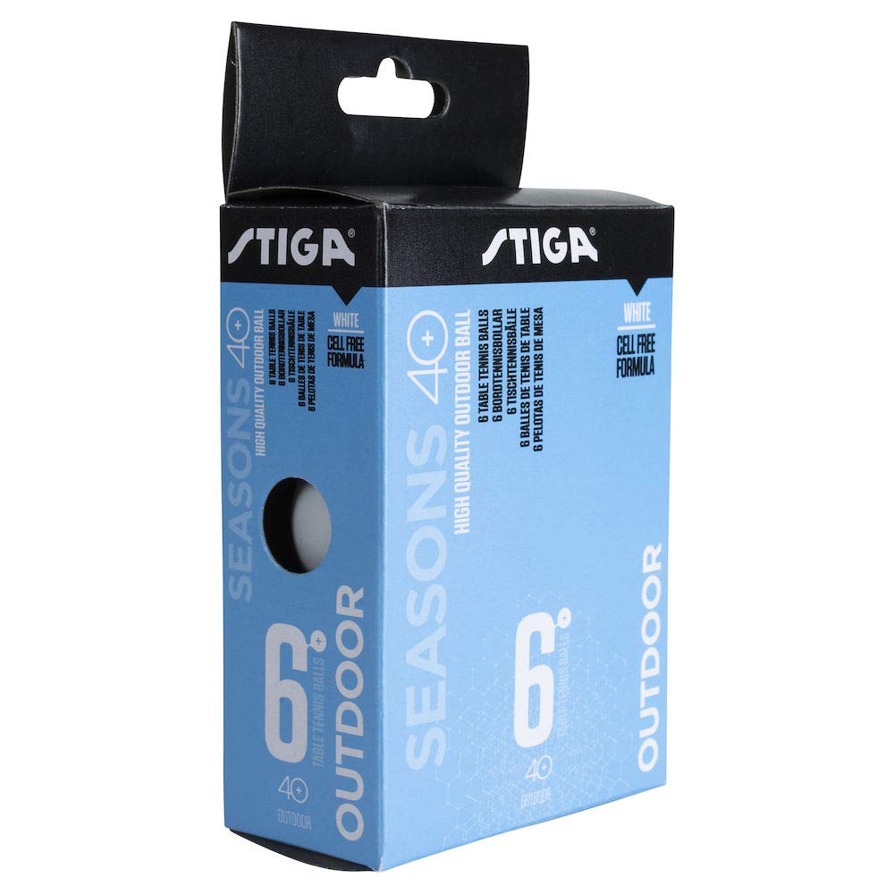 Stiga Seasons Outdoor ABS 6-Pack White