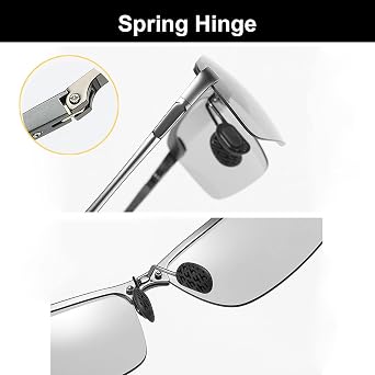YIMI Polarized Photochromic Driving z87 Sunglasses For Men Women Day and Night safety glasses